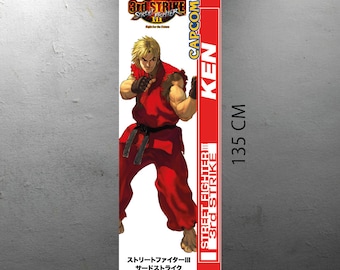 Street Fighter III 3rd Strike - KEN Arcade Video Game FLYER Banner