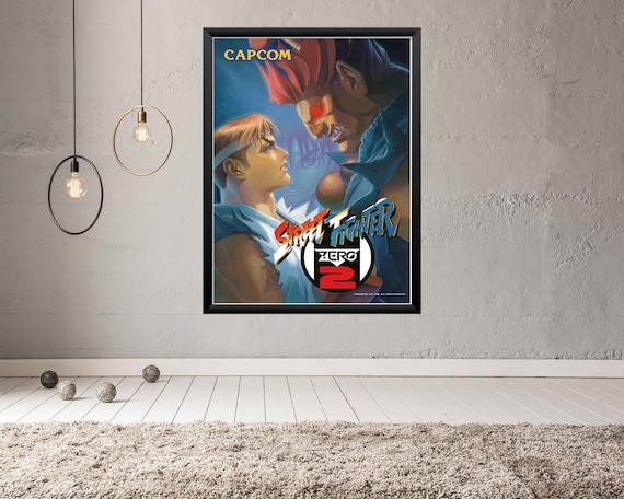 STREET FIGHTER ZERO2 POSTER /ストリートファイターZERO2 CAPCOM