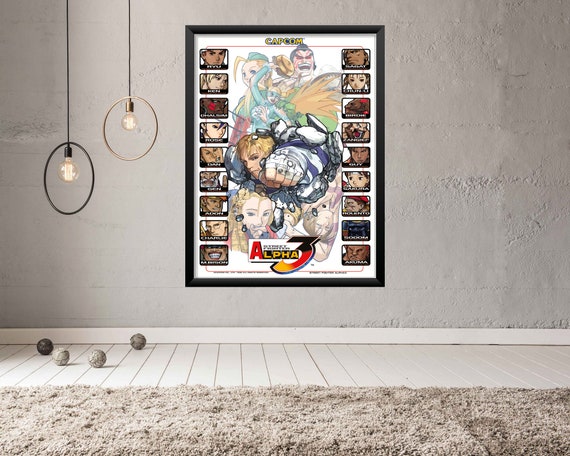 Street Fighter Alpha 3 Arcade Game Poster B2 Size OFFSET