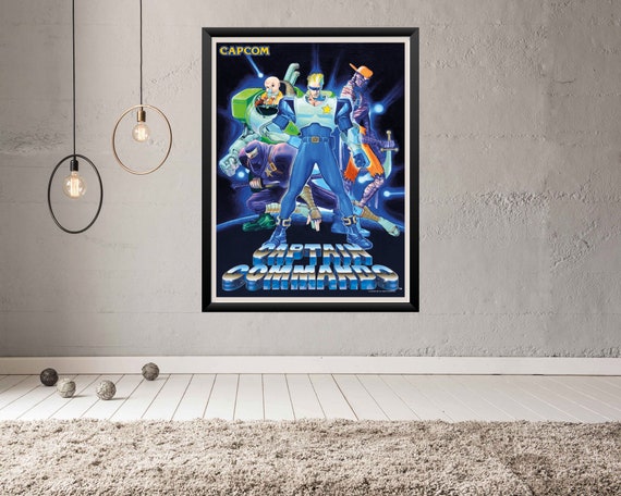 希少 キャプテンコマンドー CAPTAIN COMMANDO 販促ポスター