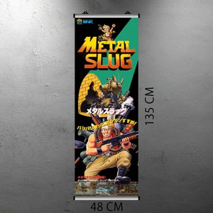 Metal Slug Neo Geo Arcade Video Game FLYER Banner