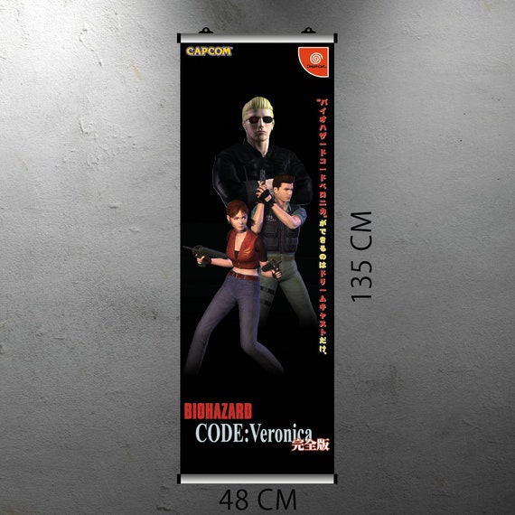 Resident Evil 3 Code Veronica Arcade Video Game FLYER Banner 