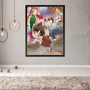 Street Fighter Girls Arcade Video Game Poster Größe B1