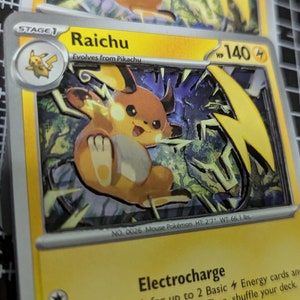 Carte Pokémon 3D personnalisée