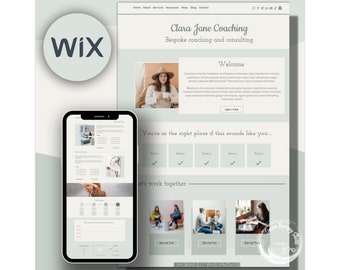 Therapist Website Wix, Counsellor Website Template, Coaching Website Template, Therapy Website Template, Psychotherapist Website