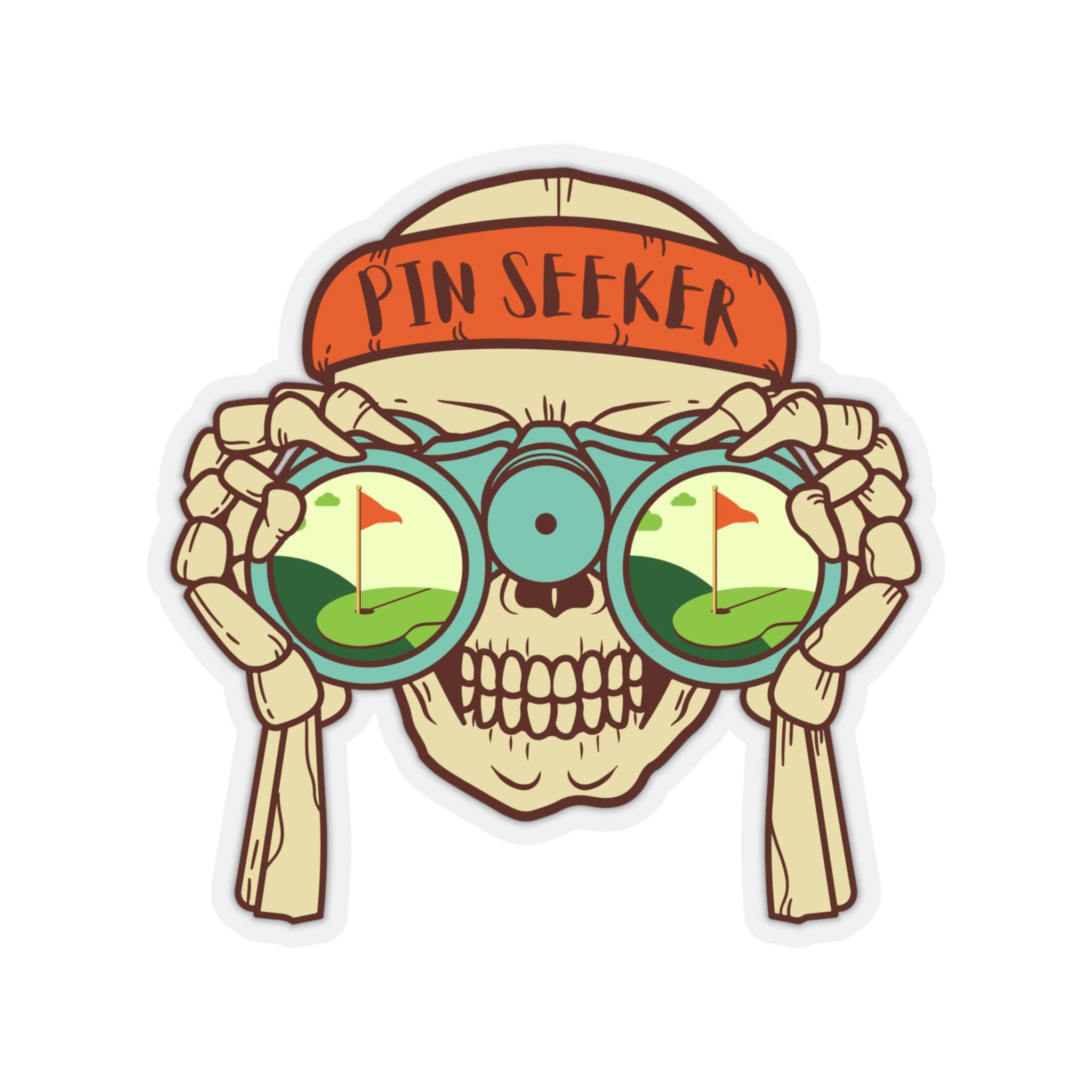 Golf Stickers Kisscut Stickers, Stickers Golf, Fathers Day Golf Gift