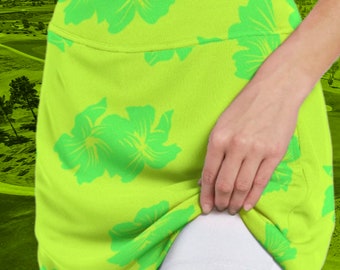 Sport Skirt | Golf Skort, Golf Skirt, Athletic Skirt, Tennis Skort, Hawaiian, Floral Skirt, Summer, Sporty Skirt, Active Skort, Active Skirt