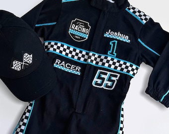 Fast One-verjaardagspak - raceauto verjaardag peuterkostuum - racejumpsuit voor kinderen - cadeau babyjongen - halloweenkostuum