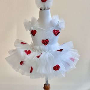 Valentines Day Outfit for Baby Girl,Toddler Valentines Dress,First Birthday Dress,Baby Party Dress,Baby Tulle Dress