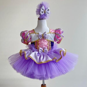 Purple Princess Dress for Toddler & Baby - Baby Tutu Dress - Toddler Birthday Dress - Halloween Costume - Princess Costume