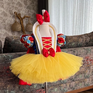 Princess Dress for Baby & Toddler -  Toddler Tutu Dress - Girl Princess Costume - Birthday Dress - Halloween Costume - Fairy Tulle Costume