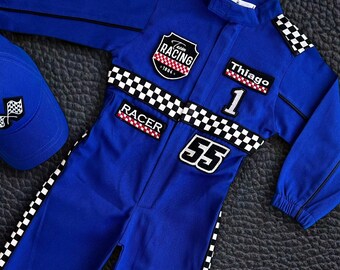 Fast One-verjaardagspak - raceauto verjaardag peuterkostuum - racejumpsuit voor kinderen - cadeau babyjongen - halloweenkostuum