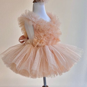 Boho Tutu Dress for Baby & Toddler | First Birthday Tulle Dress | Birthday Tutu | Halloween Costume