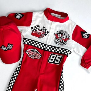 Fast One Birthday Suit - Race Car Birthday Toddler Costume - Kids Racing Jumpsuit - Baby Boy Gift - Halloween Costume