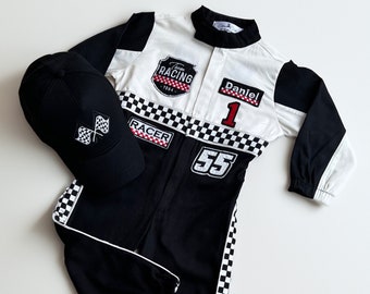 Fast One Birthday-Race Car Birthday -Two Fast Birthday Custom Race Suit-Halloween Costumes-1st Birthday Gift-Drag Race