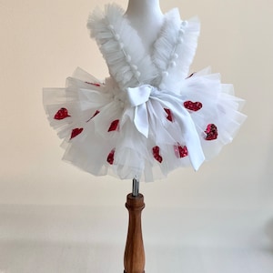 Valentines Day Outfit for Baby Girl,Toddler Valentines Dress,First Birthday Dress,Baby Party Dress,Baby Tulle Dress