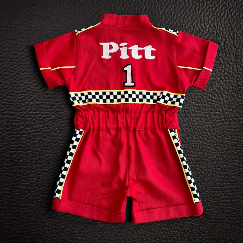 Fast One Birthday Suit - Race Car Birthday Toddler Costume - Kids Racing Jumpsuit - Baby Boy Gift - Halloween Costume