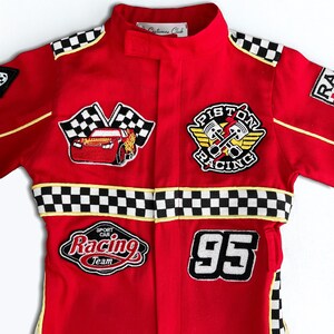 Fast One Birthday Suit - Race Car Birthday Toddler Costume - Kids Racing Jumpsuit - Baby Boy Gift - Halloween Costume image 4