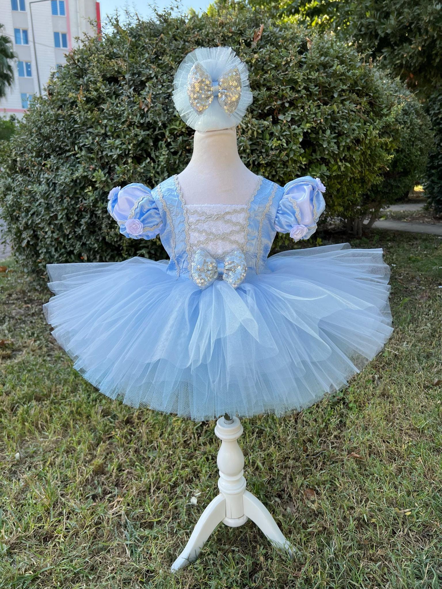 UNIYOUTH Prinzessinnenkleid Aus Baumwolle - Kurz/langärmelig Für Mädchen