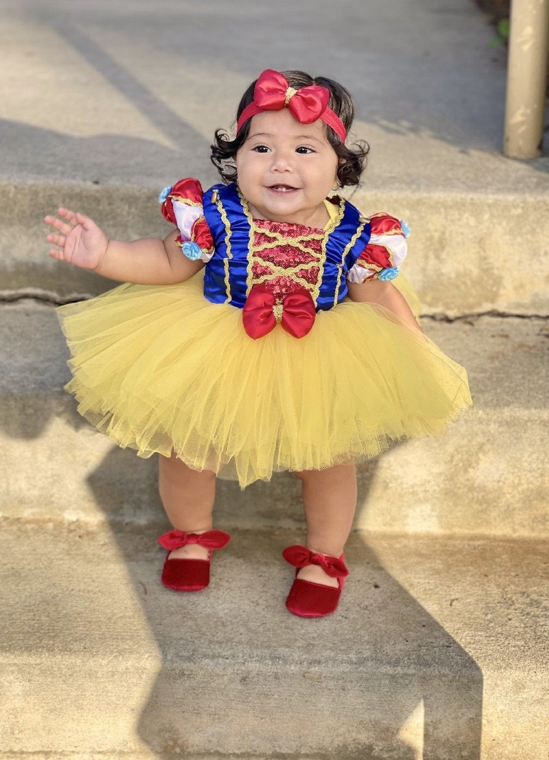 Snow White Costume With Cloak,snow White Inspired Tutu Dress, Princess ...