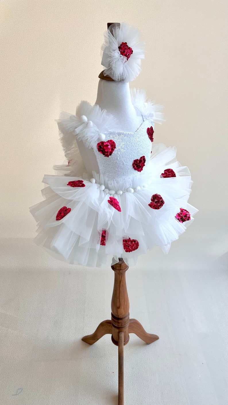 Valentines Day Outfit for Baby Girl,Toddler Valentines Dress,First Birthday Dress,Baby Party Dress,Baby Tulle Dress