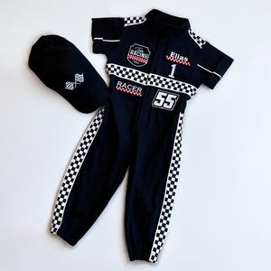 Fast One Birthday Suit - Race Car Birthday Toddler Costume - Kids Racing Jumpsuit - Baby Boy Gift - Halloween Costume