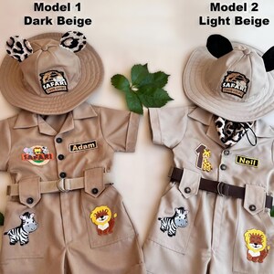 mickey mouse inspired baby safari outfit for wild one birthday theme