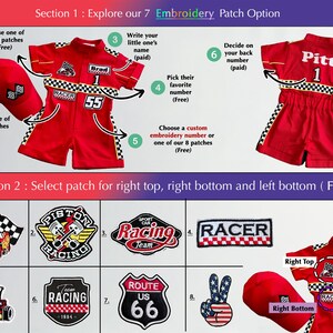 Fast One Birthday Suit - Race Car Birthday Toddler Costume - Kids Racing Jumpsuit - Baby Boy Gift - Halloween Costume image 9
