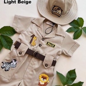 mickey mouse inspired baby safari outfit for wild one birthday theme