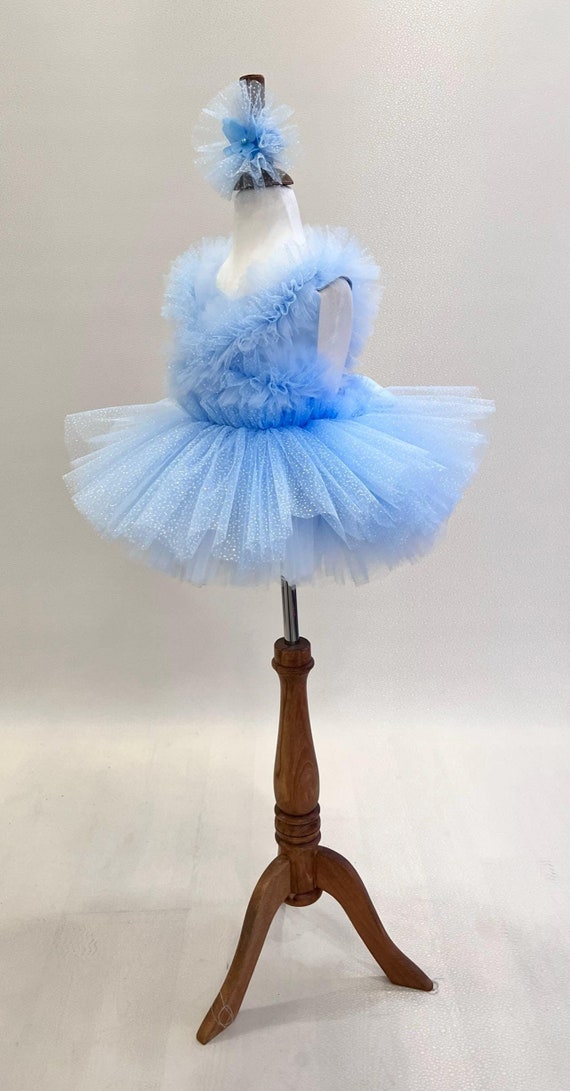 light blue tutu dress Flower girl Aqua Dress, Blue Dress, Flower top, hydrangea top, toddler tutu dress Cascading flowers Our beautiful dresses feature a stretchy Girls Tutu Dress Princess Christmas
