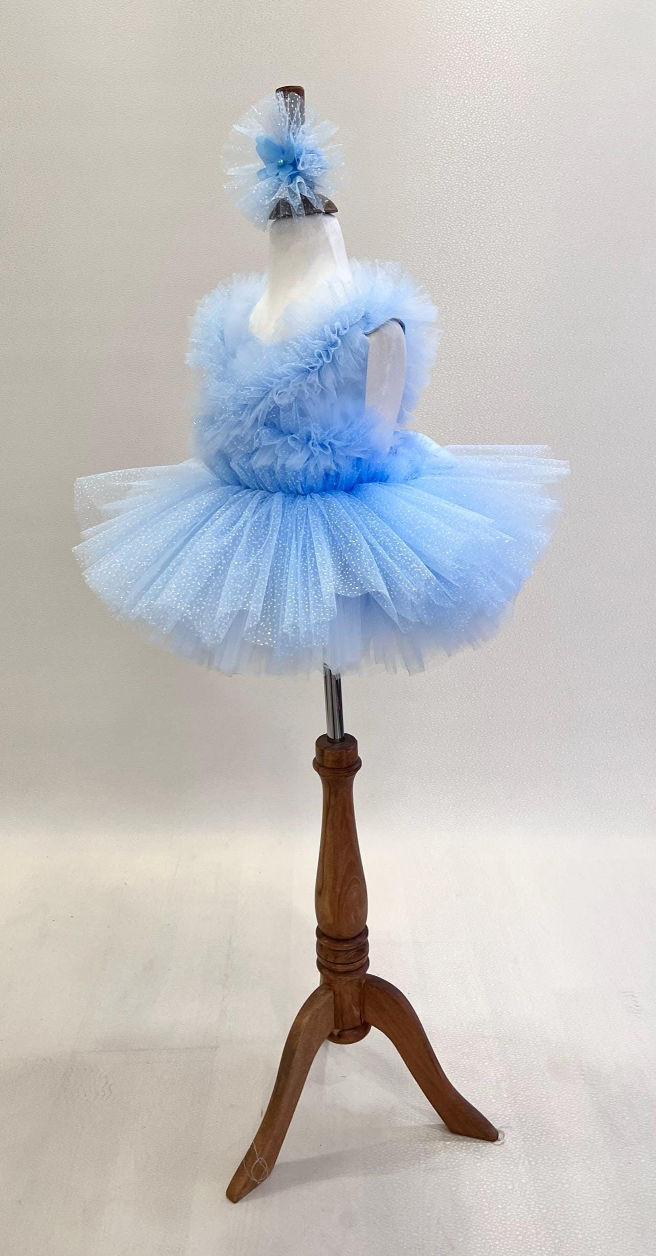Baby blue tutu sales