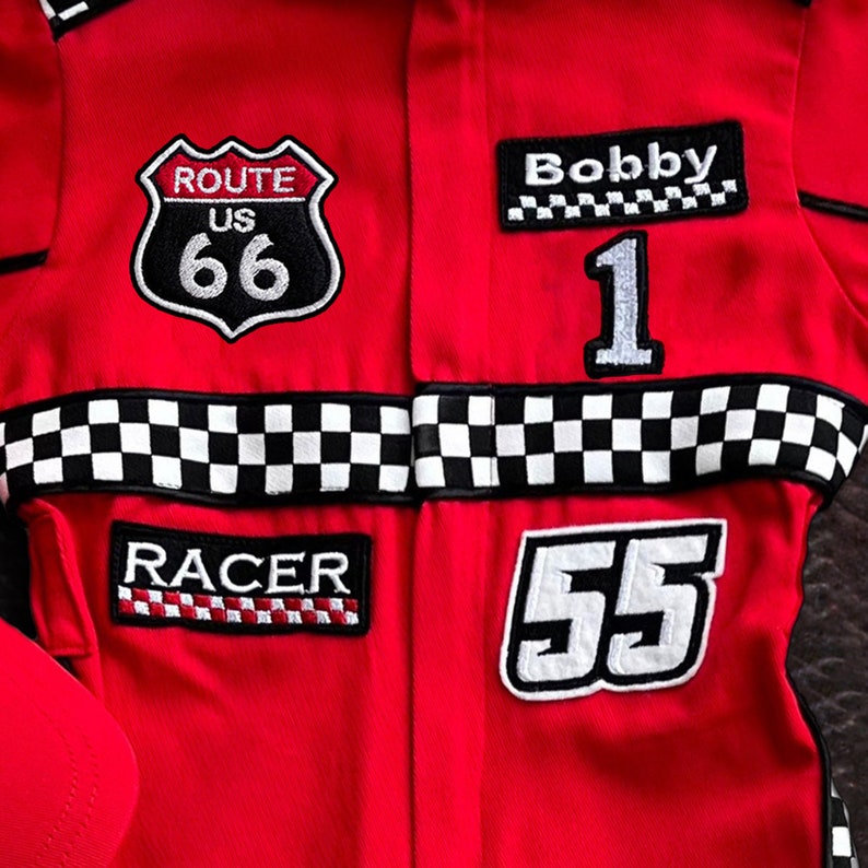 Fast One Birthday Suit - Race Car Birthday Toddler Costume - Kids Racing Jumpsuit - Baby Boy Gift - Halloween Costume