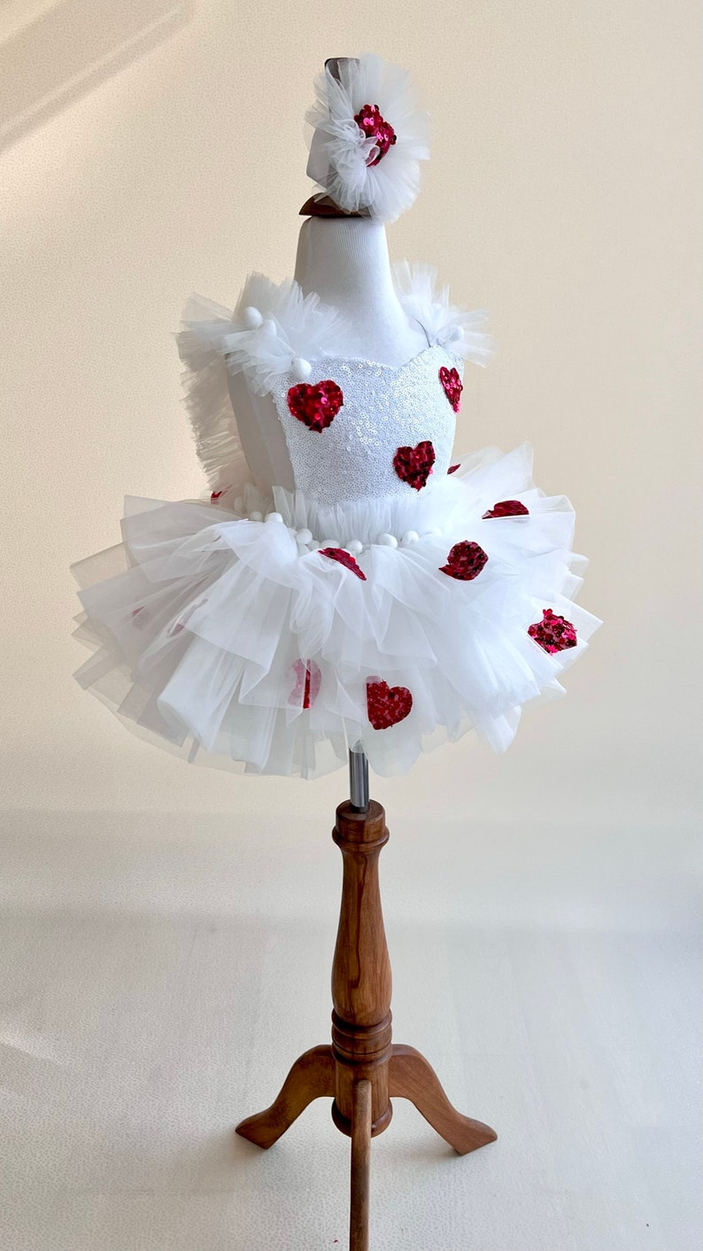 Valentines Day Outfit for Baby Girl,Toddler Valentines Dress,First Birthday Dress,Baby Party Dress,Baby Tulle Dress