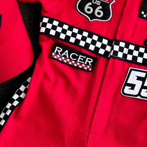 Fast One Birthday Suit - Race Car Birthday Toddler Costume - Kids Racing Jumpsuit - Baby Boy Gift - Halloween Costume