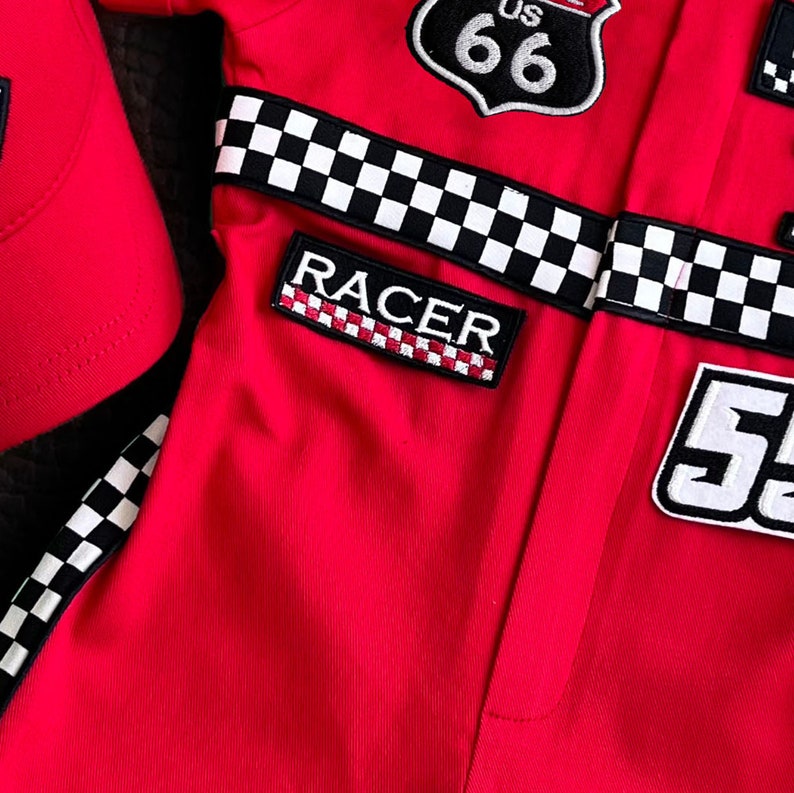 Fast One Birthday Suit - Race Car Birthday Toddler Costume - Kids Racing Jumpsuit - Baby Boy Gift - Halloween Costume