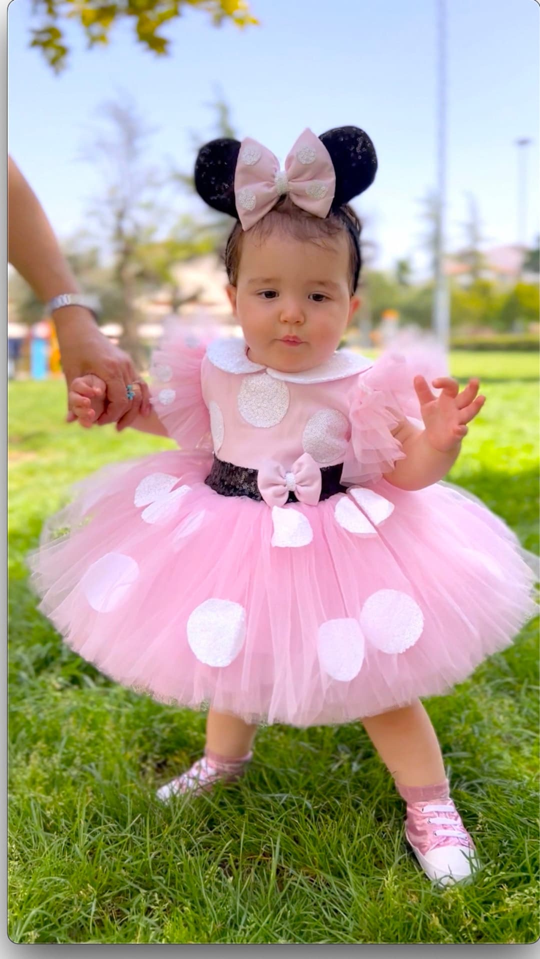 Pink Minnie Mouse Inspired Costume,halloween Costume Tutu Dress,pink Minnie  Mouse Baby Dress,1stbirthday Costume,photoshoot Costume - Etsy