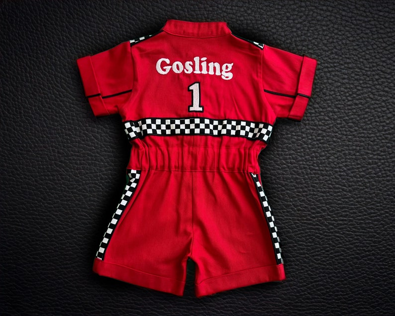 Fast One Birthday Suit - Race Car Birthday Toddler Costume - Kids Racing Jumpsuit - Baby Boy Gift - Halloween Costume