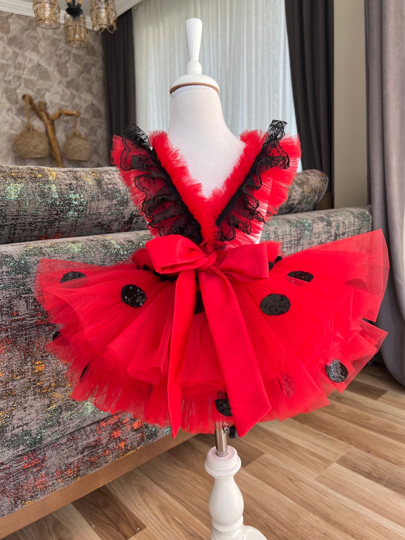 Ladybug Girls Outfit Halloween Costumeladybug Toddler - Etsy