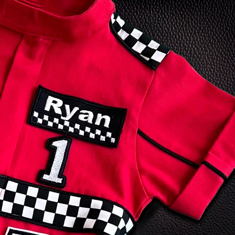 Fast One Birthday Suit - Race Car Birthday Toddler Costume - Kids Racing Jumpsuit - Baby Boy Gift - Halloween Costume