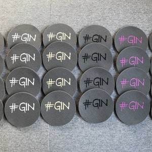 Sottobicchieri in feltro per gli amanti del gin