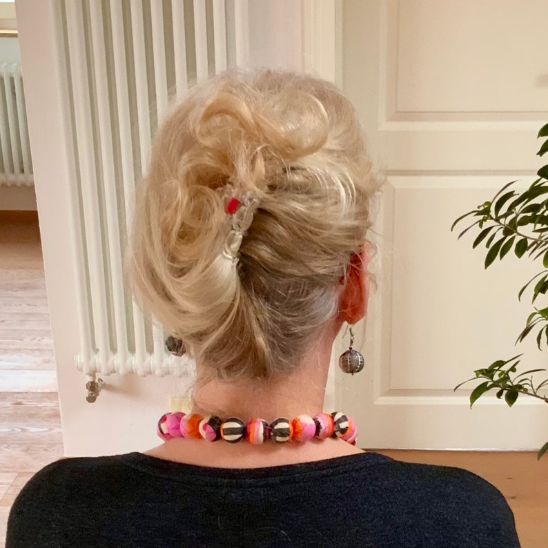 Patentierte Haarspange Ice Edition für Deinen trendy Style, einfache Hochsteckfrisur, Haare hochstecken, Haarklammer, Haarkrebs Bild 10