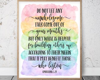 Ephesians 4 29 - Etsy
