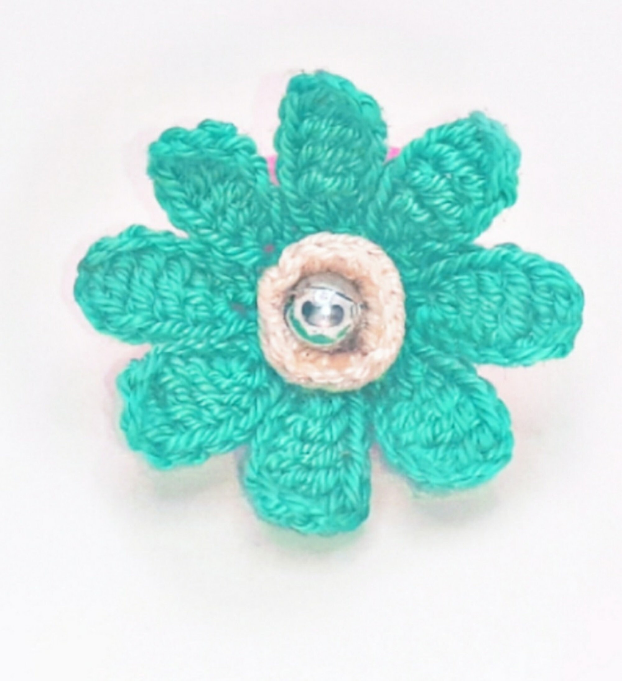 Quick and Easy Crochet Pattern. Crochet Small Flower Applique. Etsy