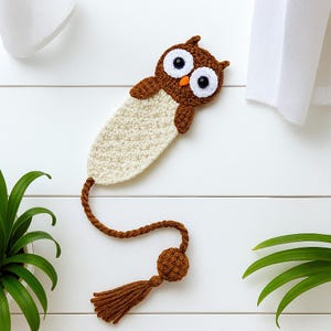 Crochet Owl Bookmark Pattern: Easy Amigurumi Animal (PDF Pattern)