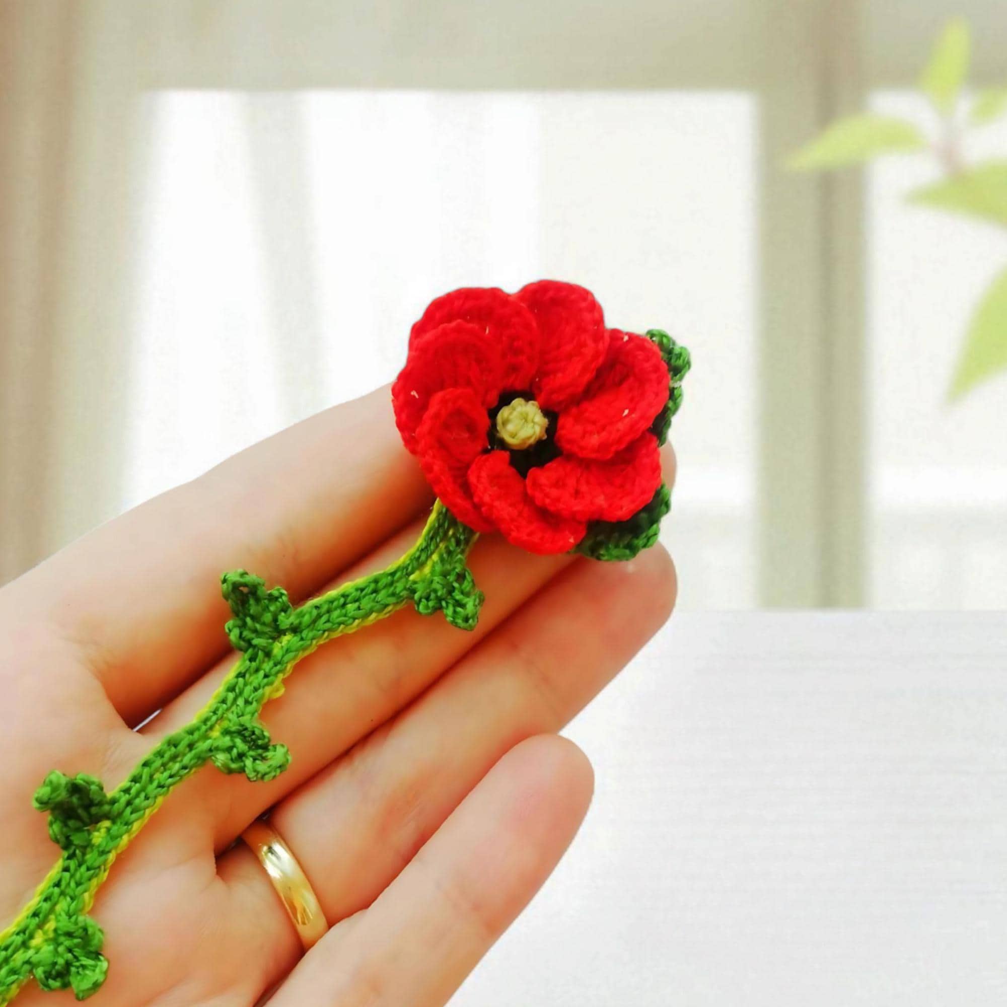 38 Flower Bookmark Crochet Patterns to Add a Handmade Touch to Reading Time 37 Crochet Flower Bookmark