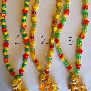 Mlp Kandi Necklaces. Multiple styles. Rave EDM EDC Rainbow PLUR Festival Pride Brony image 5