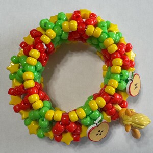Pulsera Pony Kandi MLP: Joyería EDM para festivales rave Apple