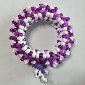 Pulsera Pony Kandi MLP: Joyería EDM para festivales rave Diamond