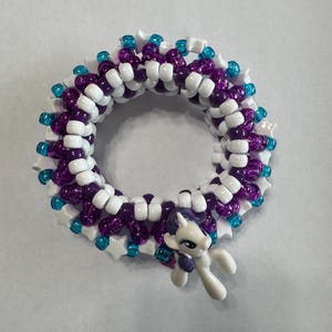 Pulsera Pony Kandi MLP: Joyería EDM para festivales rave Diamond Glitter