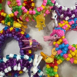 Pulsera Pony Kandi MLP: Joyería EDM para festivales rave imagen 1